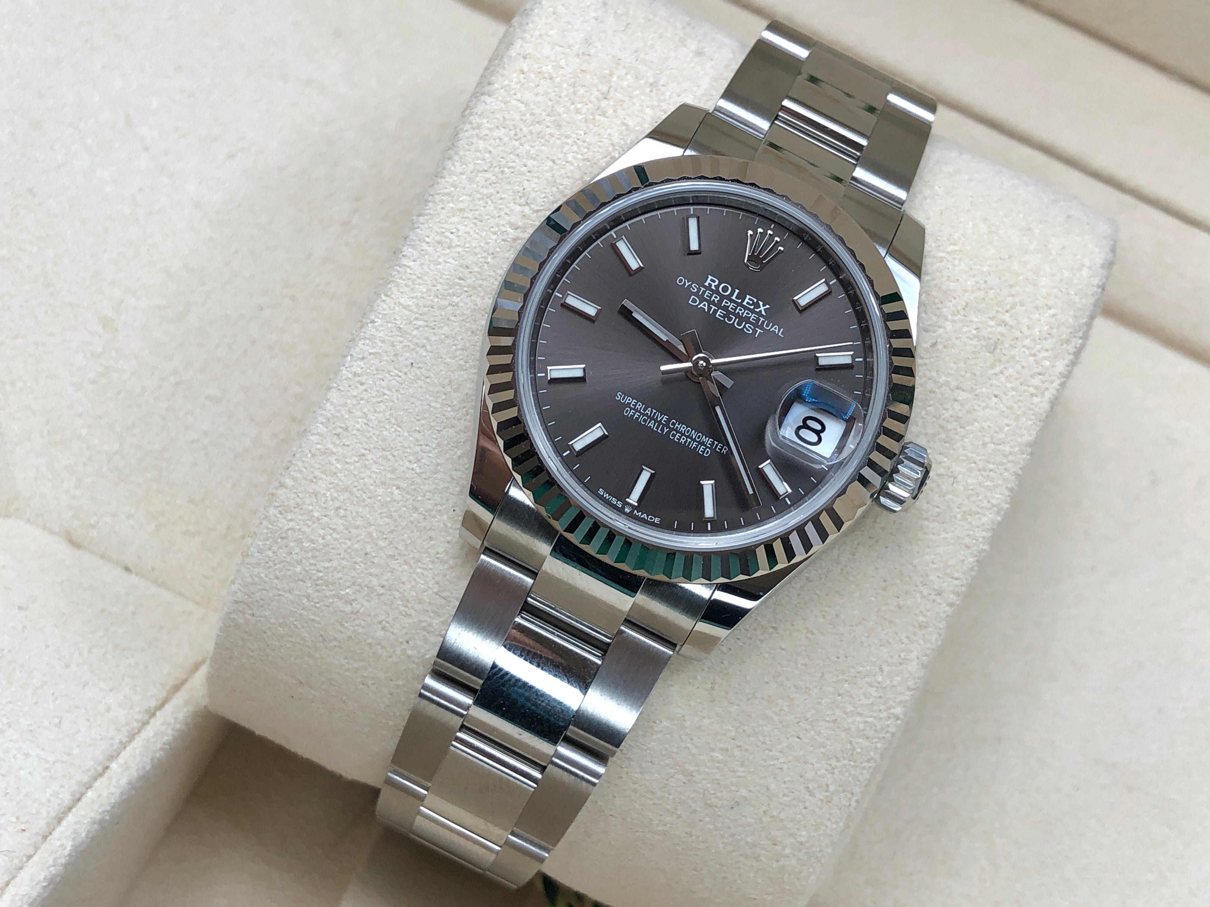Rolex Datejust 31 278274 Grau Index Oyster 2025