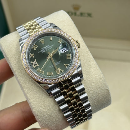 Rolex Datejust 36 126283RBR Grün VIIX Jubiläum 2024