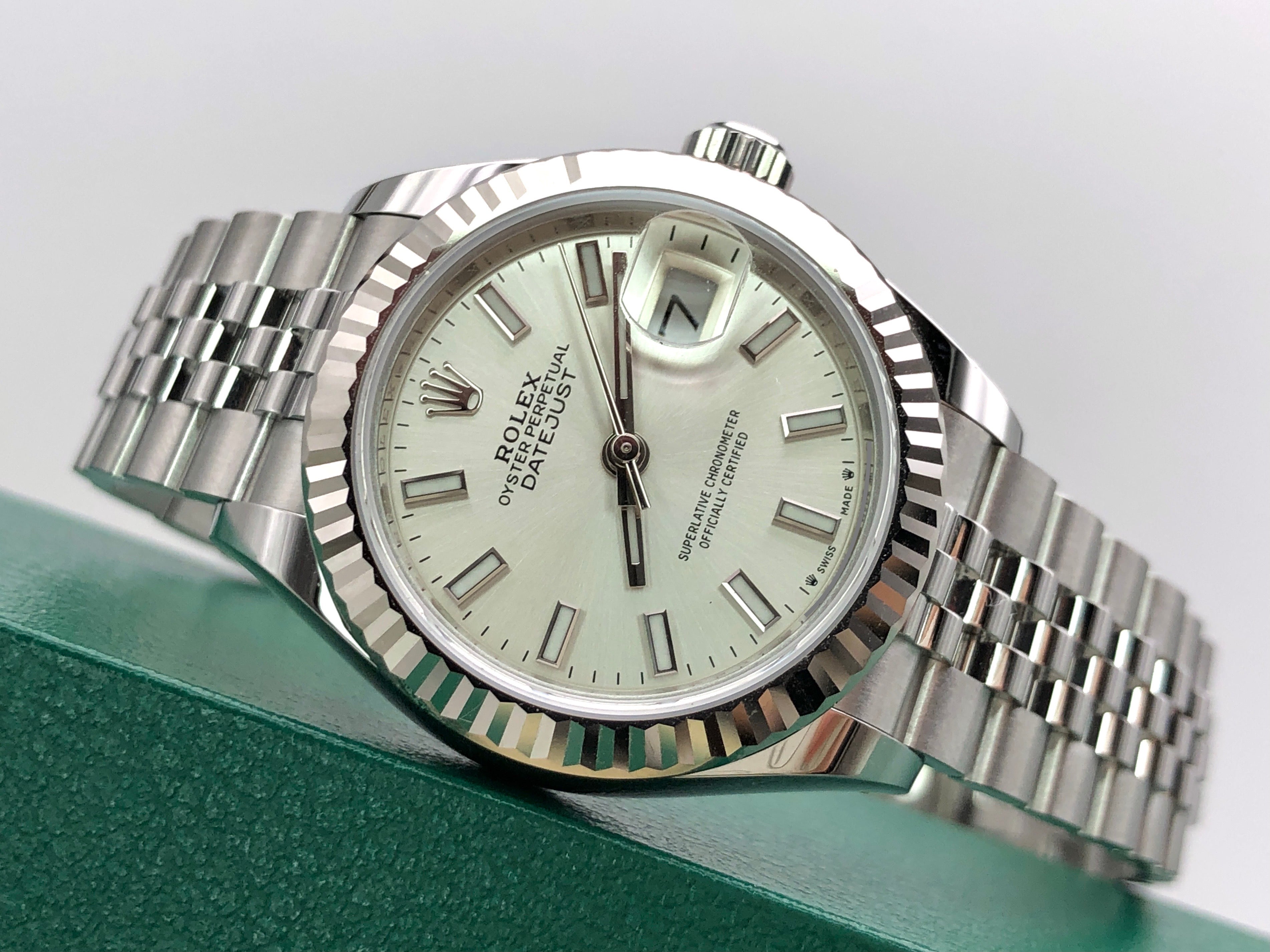 Rolex Lady-Datejust 279174 Silber Index Jubilee 2025