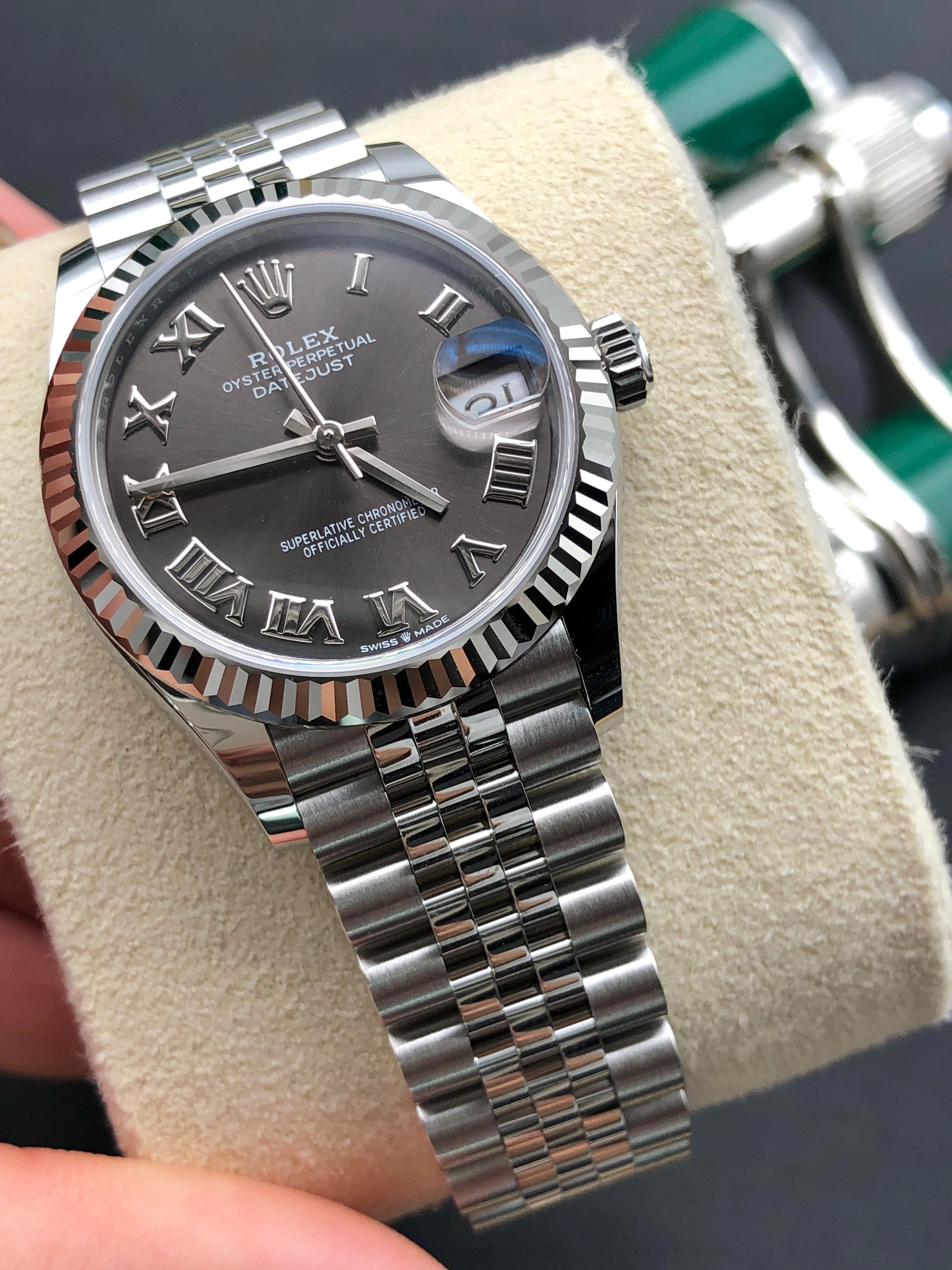 Rolex Datejust 31 278274 Dunkelgraues römisches Jubiläum 2025
