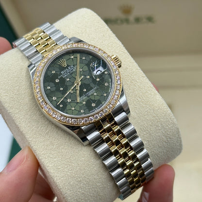 Rolex Datejust 31 278383RBR Grünes Blumenjubiläum 2023