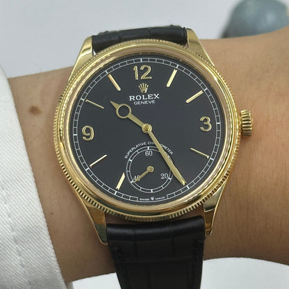 Rolex 1908 39 mm 52508-0002 Schwarz 2025