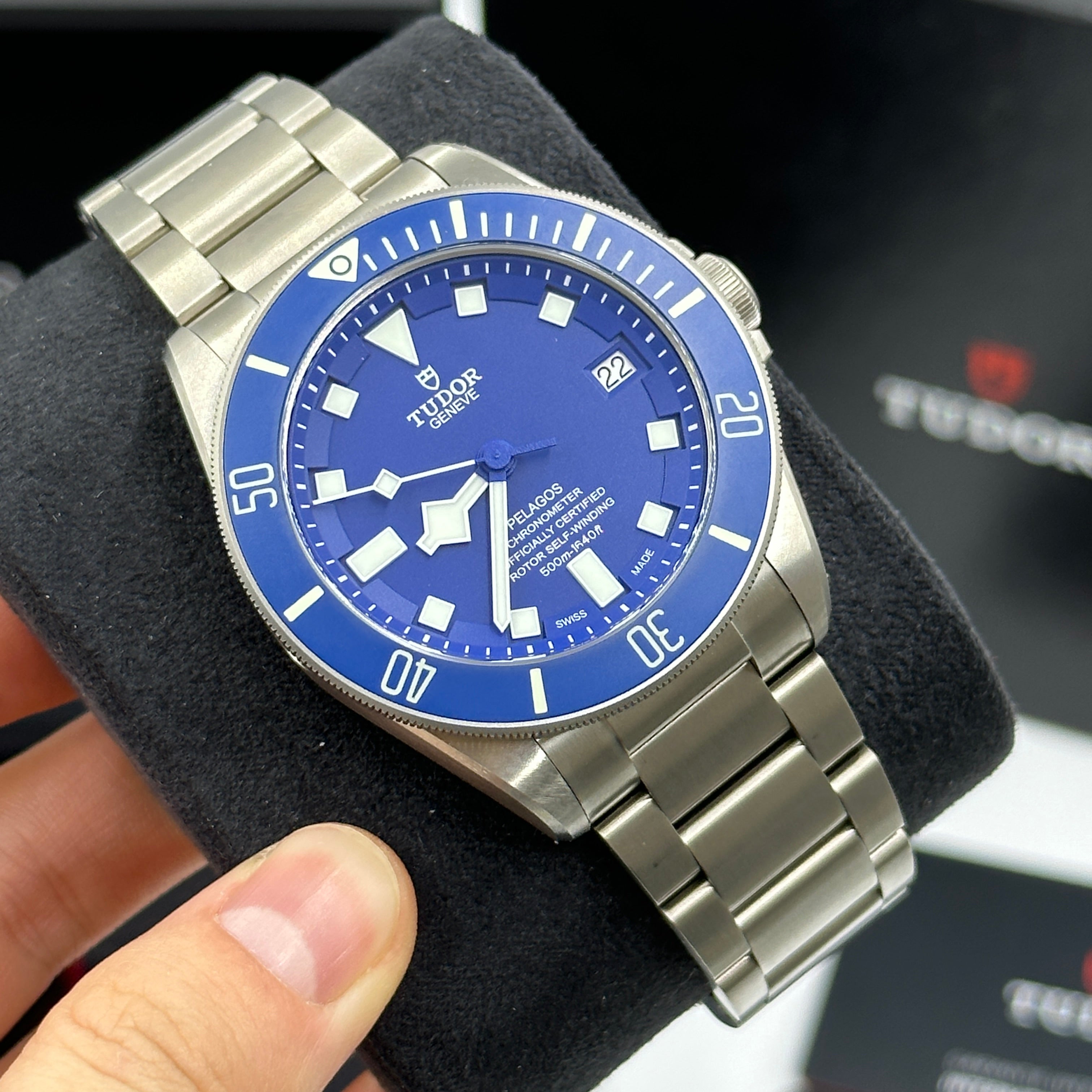 Tudor Pelagos 42 mm 25600Tb-0001 Blauer Stahl 2023 JJH
