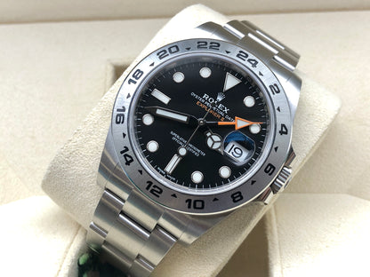Rolex Explorer II 42 mm 216570 Schwarz 2020
