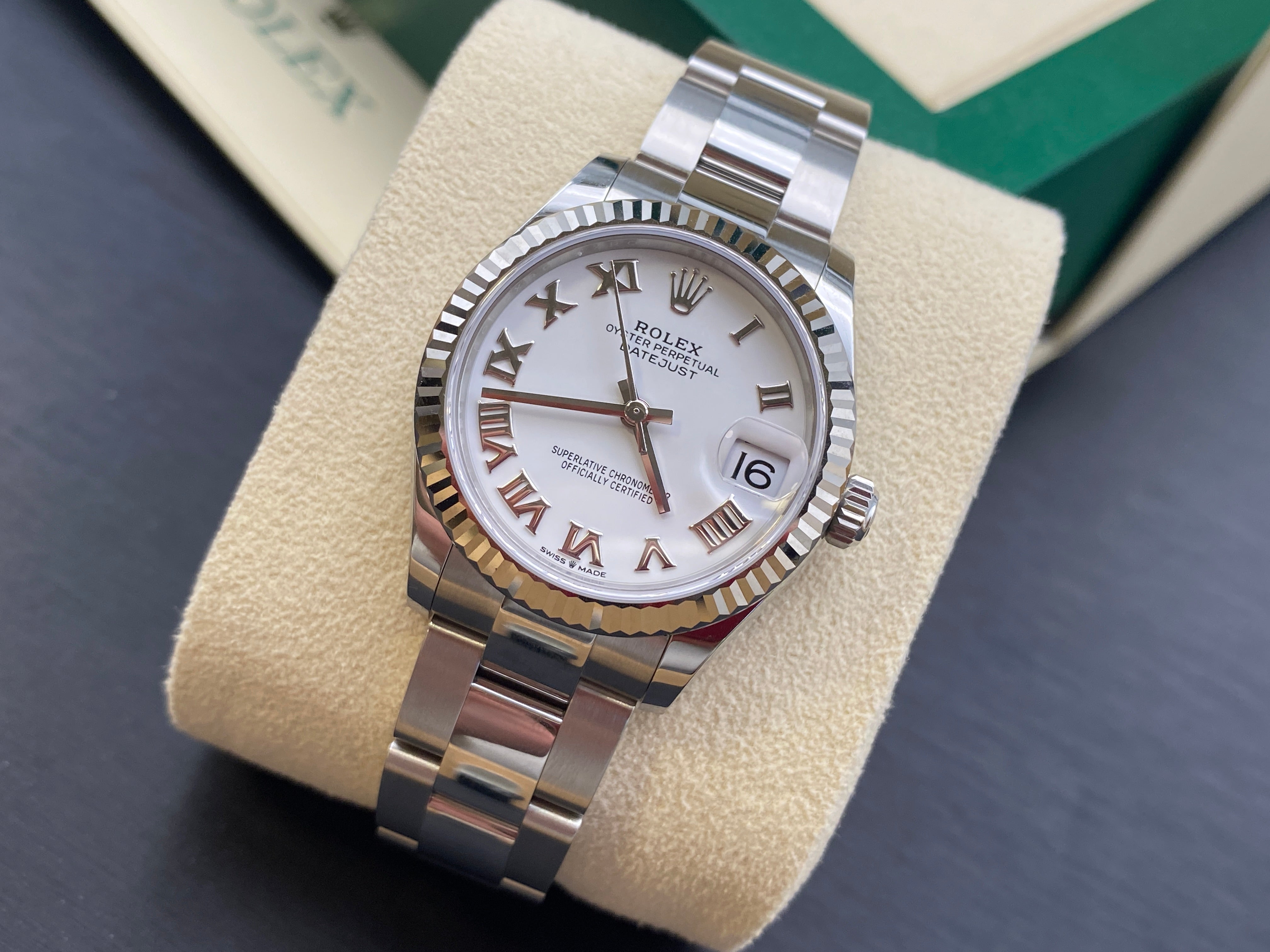 Rolex Datejust 31 278274 Weiße römische Auster 2025