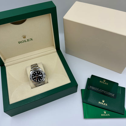 Rolex Explorer II 42 mm 226570 Schwarz 2023