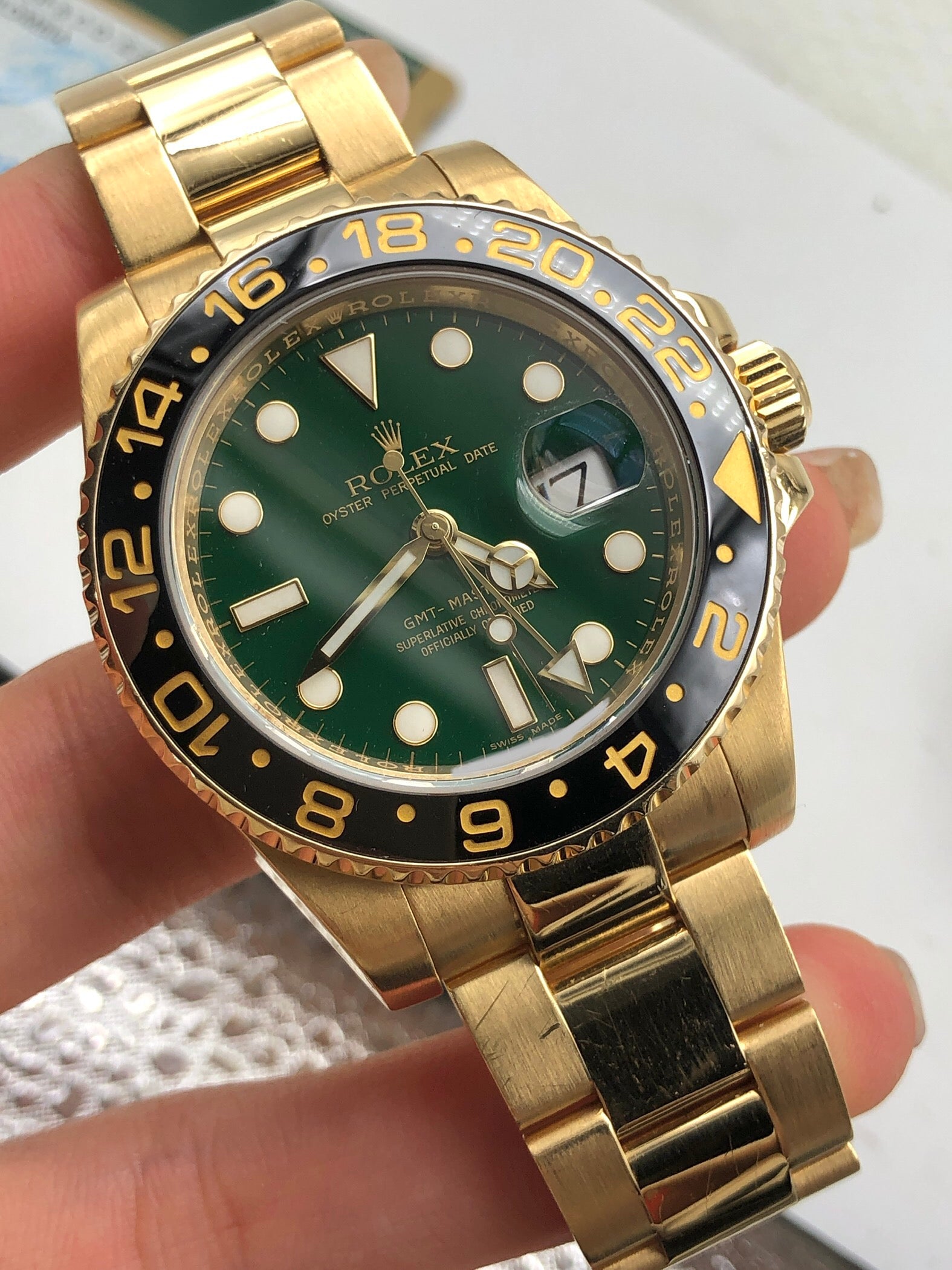 Rolex GMT-Master II 116718LN Grün 2014