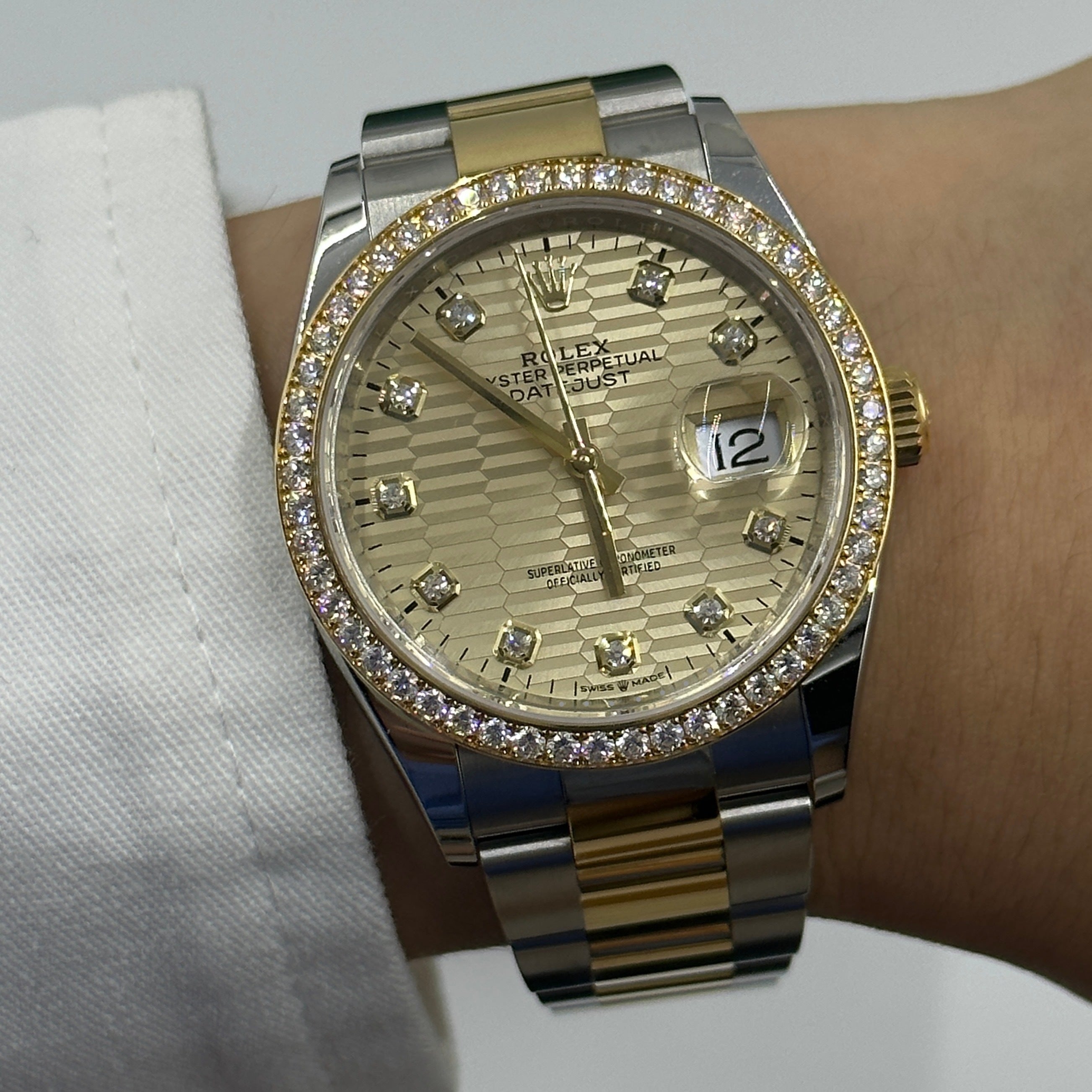 Rolex Datejust 36 126283RBR Champ Fluted Oyster 2024