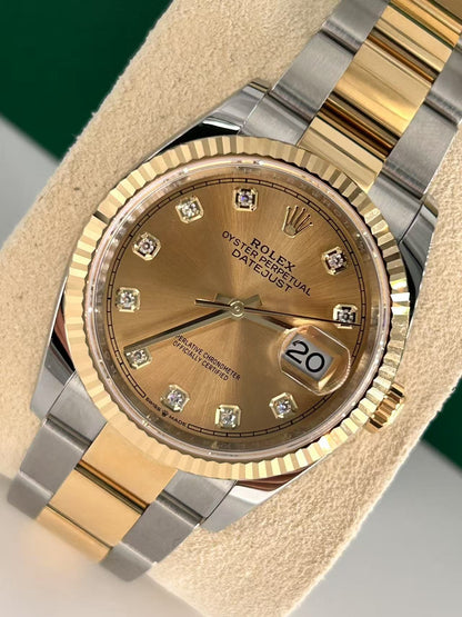 Rolex Datejust 36 126233G Champ Oyster 2025