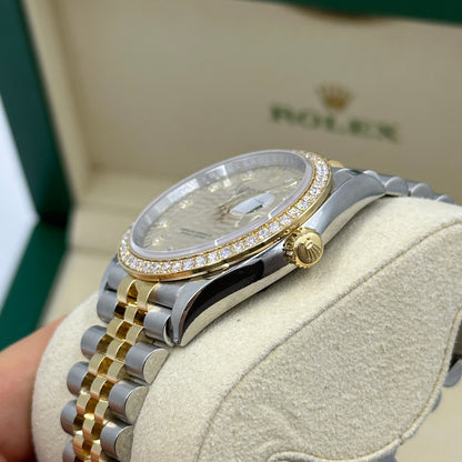 Rolex Datejust 36 126283RBR Champ Fluted Jubilee 2024