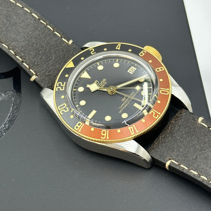 Tudor Black Bay GMT 41mm 79833Mn-0003 Lederarmband 2024