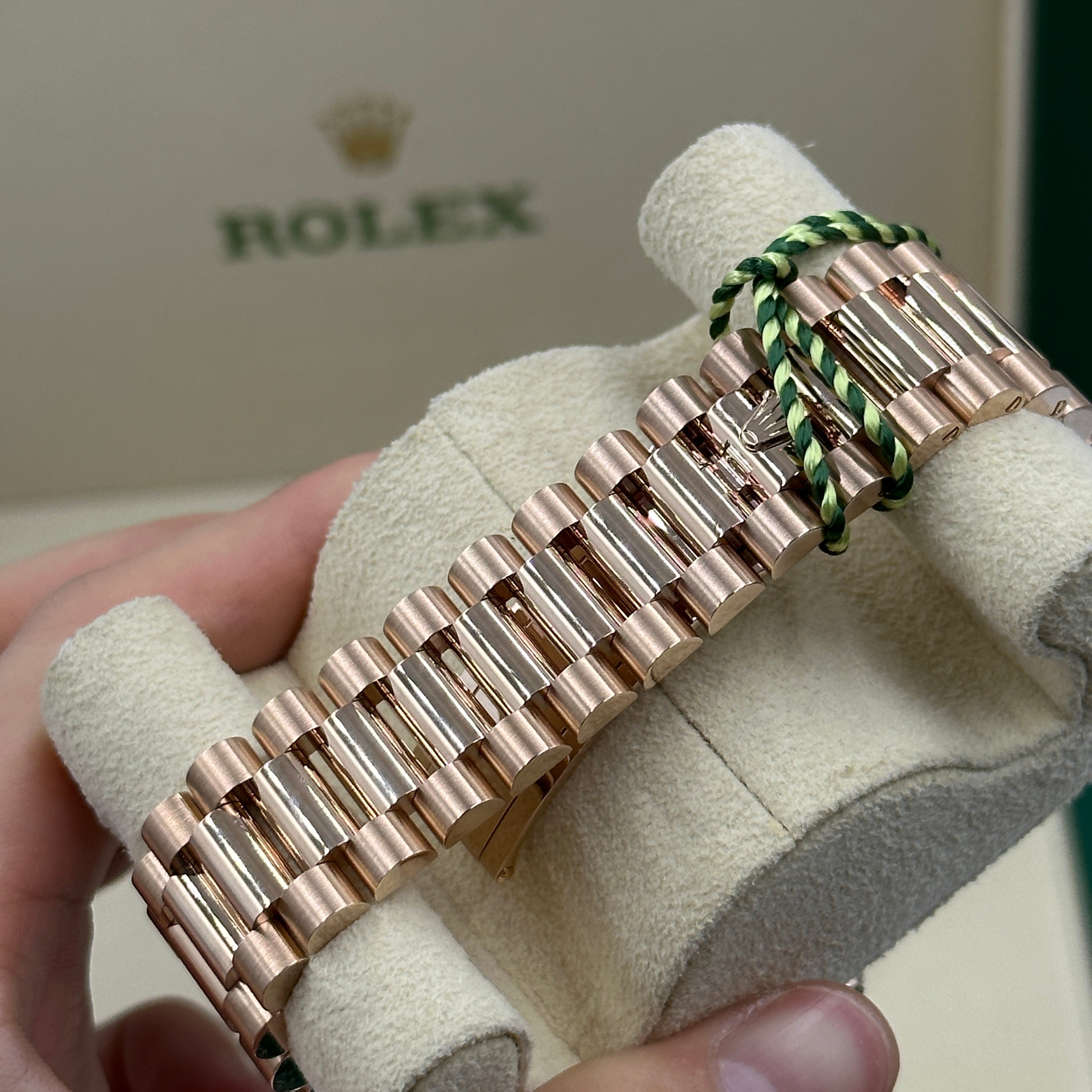 Rolex Day-Date 40 40 mm 228235 Grün Roman 2024
