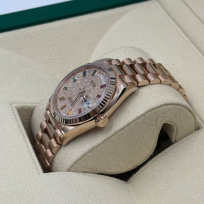 Rolex Day-Date 36 36mm 128235A Pavé 2025