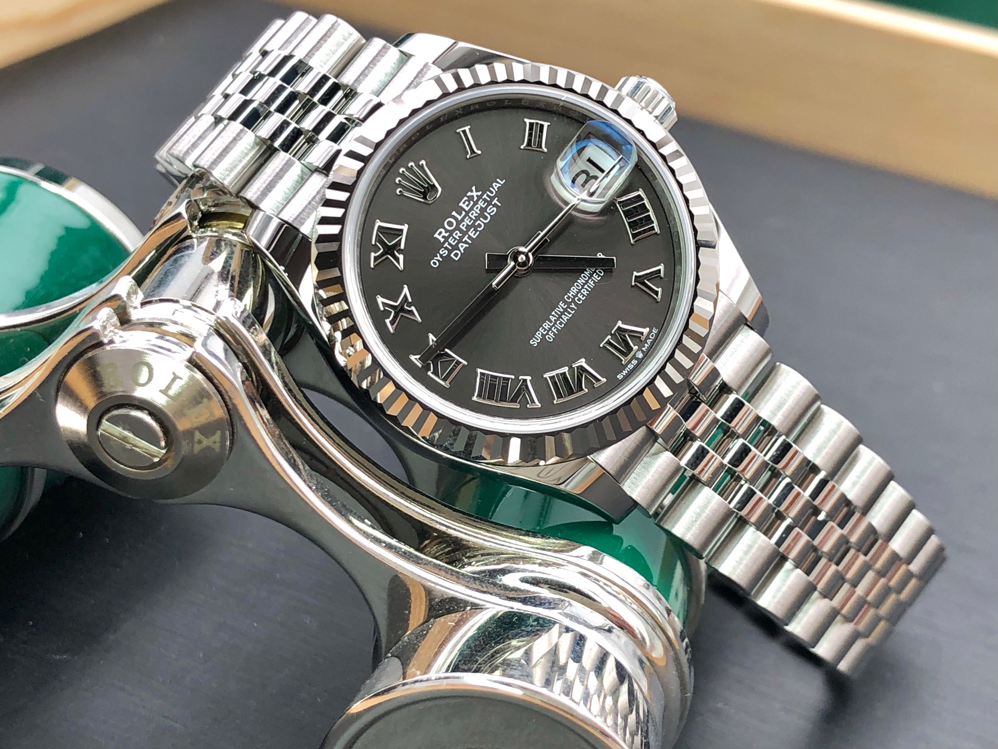 Rolex Datejust 31 278274 Dunkelgraues römisches Jubiläum 2025