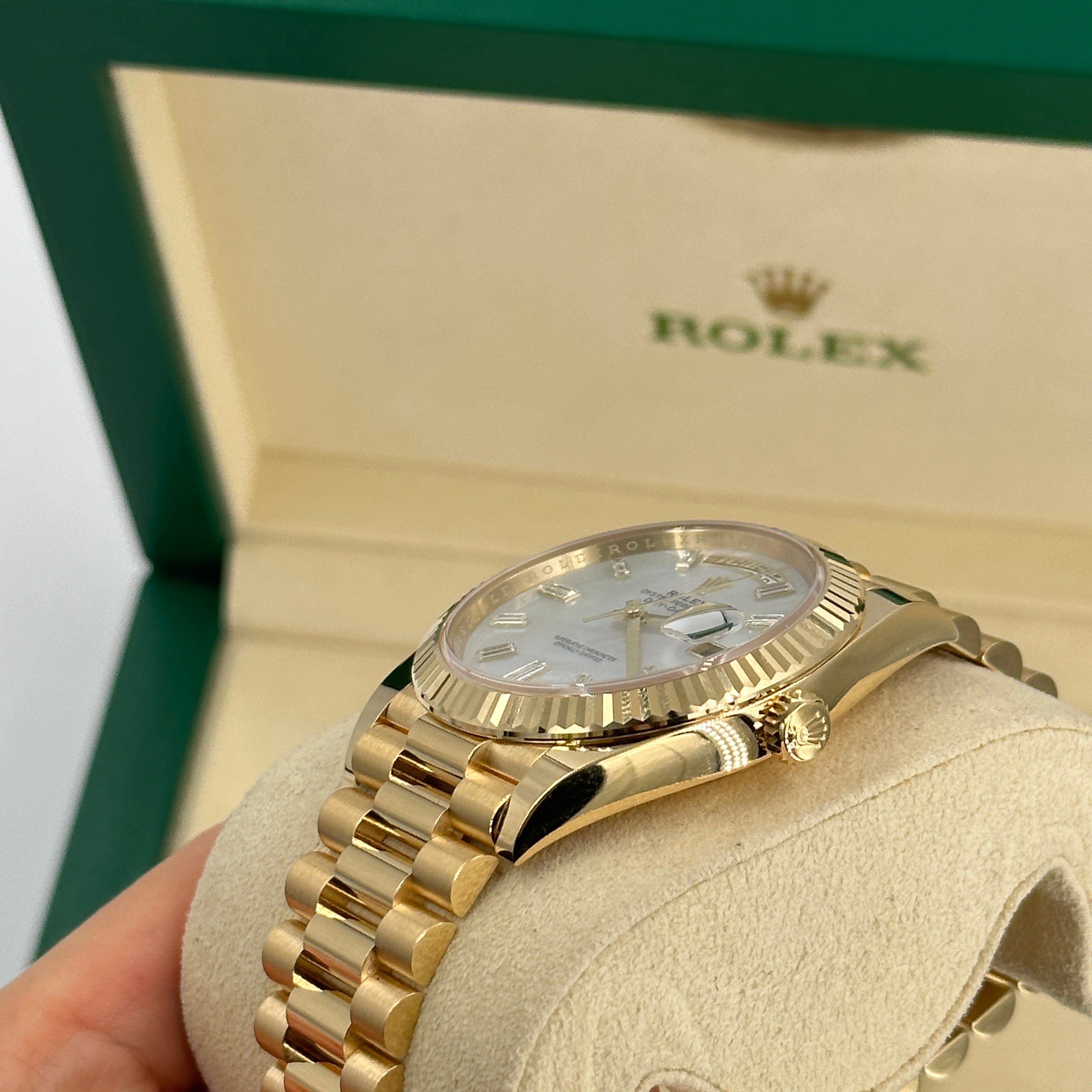 Rolex Day-Date 40 40 mm 228238 Silber Index 2023