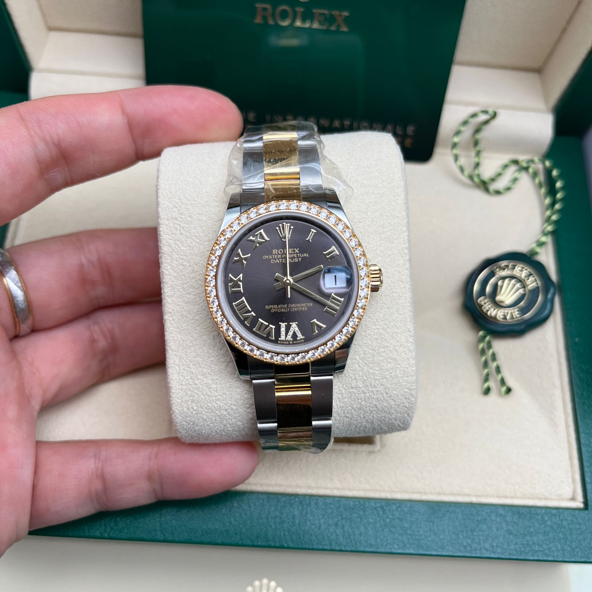 Rolex Datejust 31 278383RBR Grau VI Roman Oyster 2025