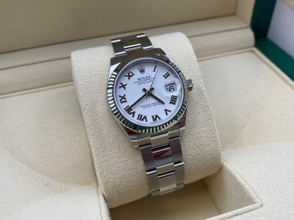 Rolex Datejust 31 278274 Weiße römische Auster 2025