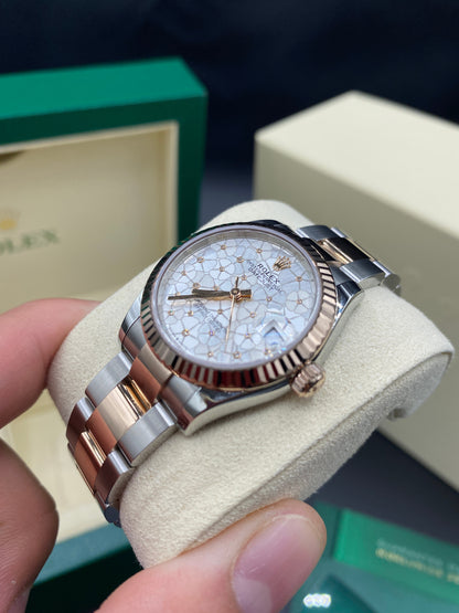 Rolex Datejust 31 278271 Silber Floral Oyster 2024