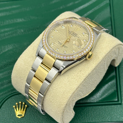 Rolex Datejust 36 126283RBR Champ Fluted Oyster 2024