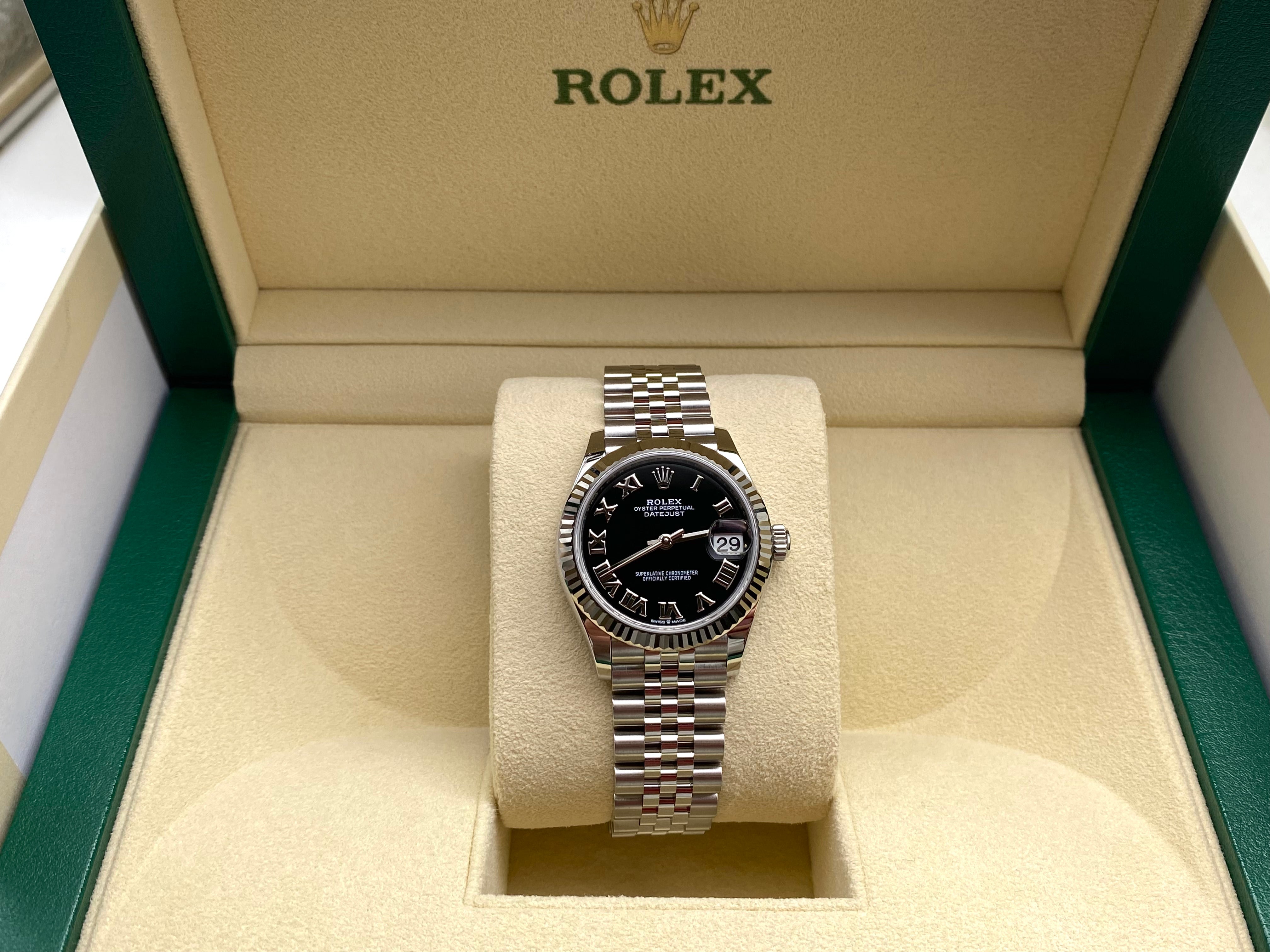 Rolex Datejust 31 278274 Schwarzes römisches Jubiläum 2025