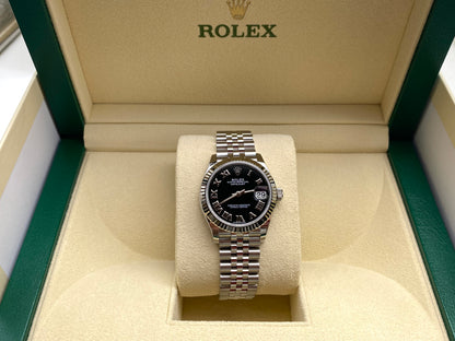 Rolex Datejust 31 278274 Schwarzes römisches Jubiläum 2025