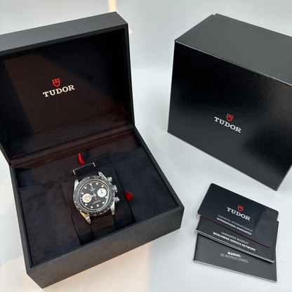 Tudor Black Bay Chrono 41 mm 79360N-0007 Schwarz gewebt 2023