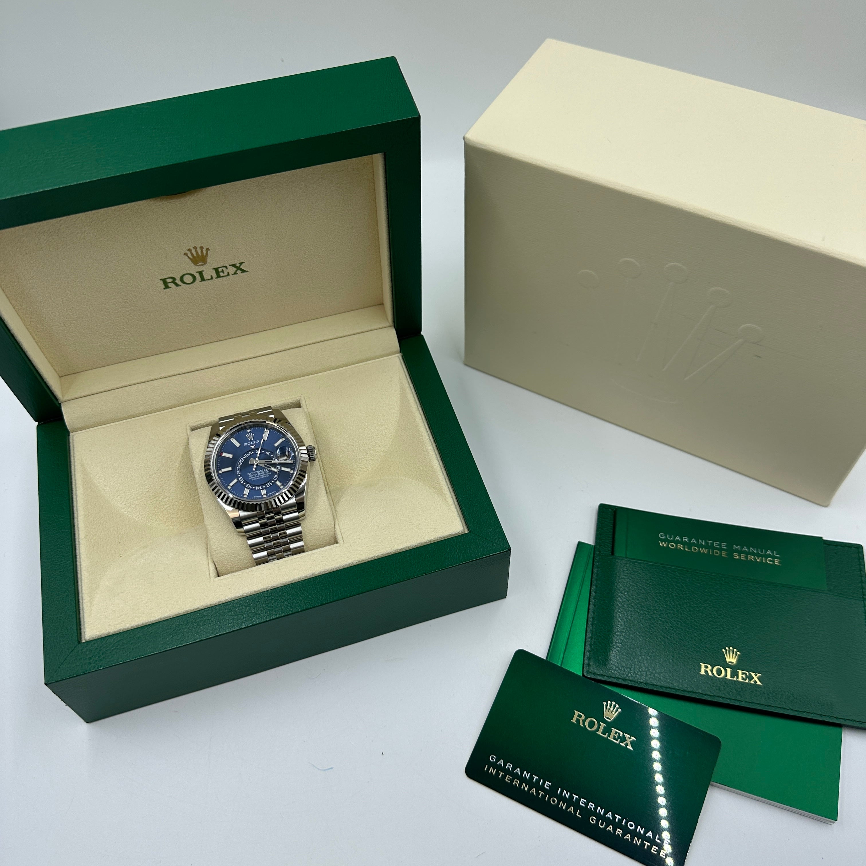 Rolex Sky-Dweller 42 mm 336934 Blaues Jubiläum 2023