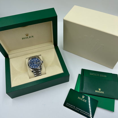 Rolex Sky-Dweller 42 mm 336934 Blaues Jubiläum 2023