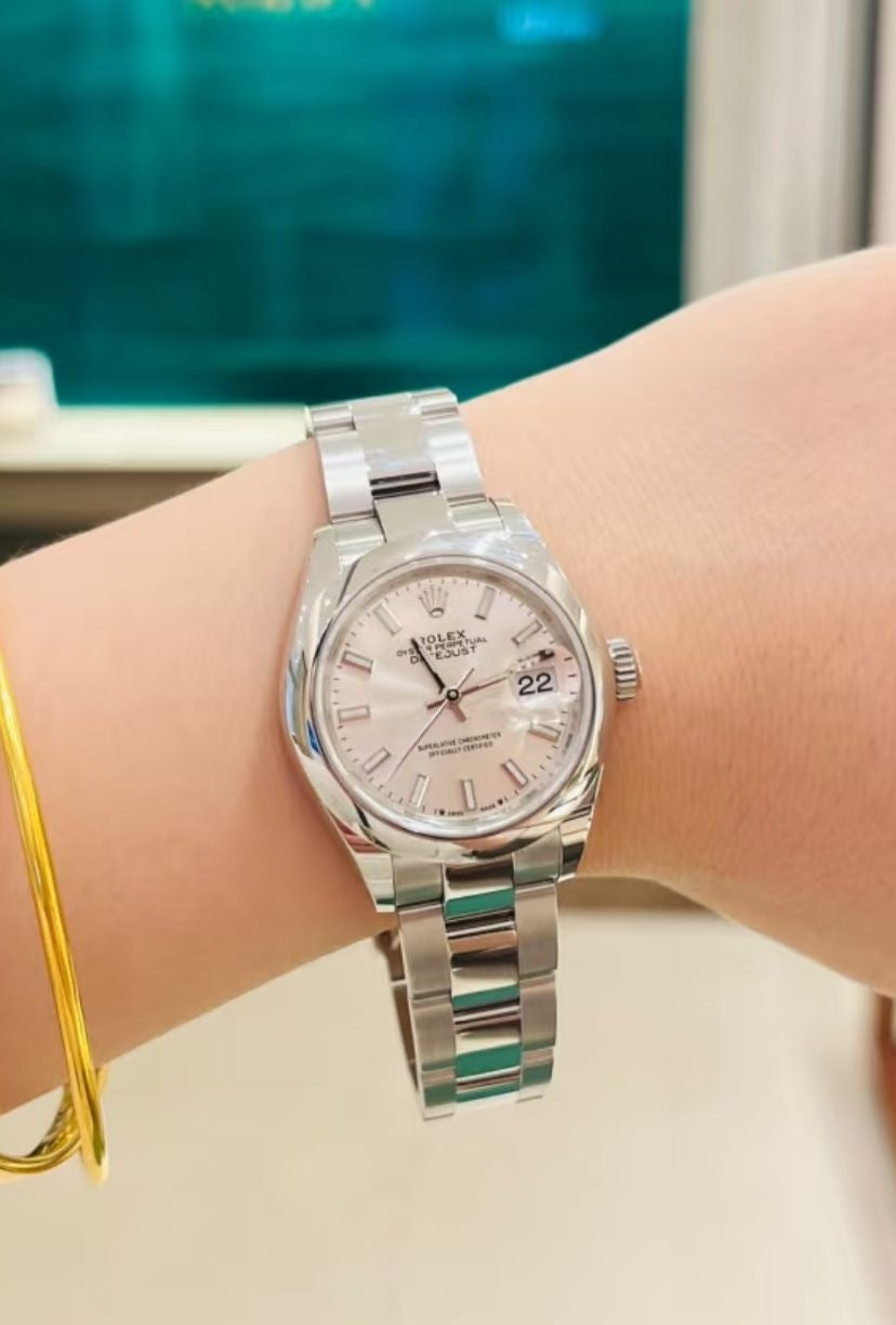 Rolex Lady-Datejust 279174 Silber Index Oyster 2025
