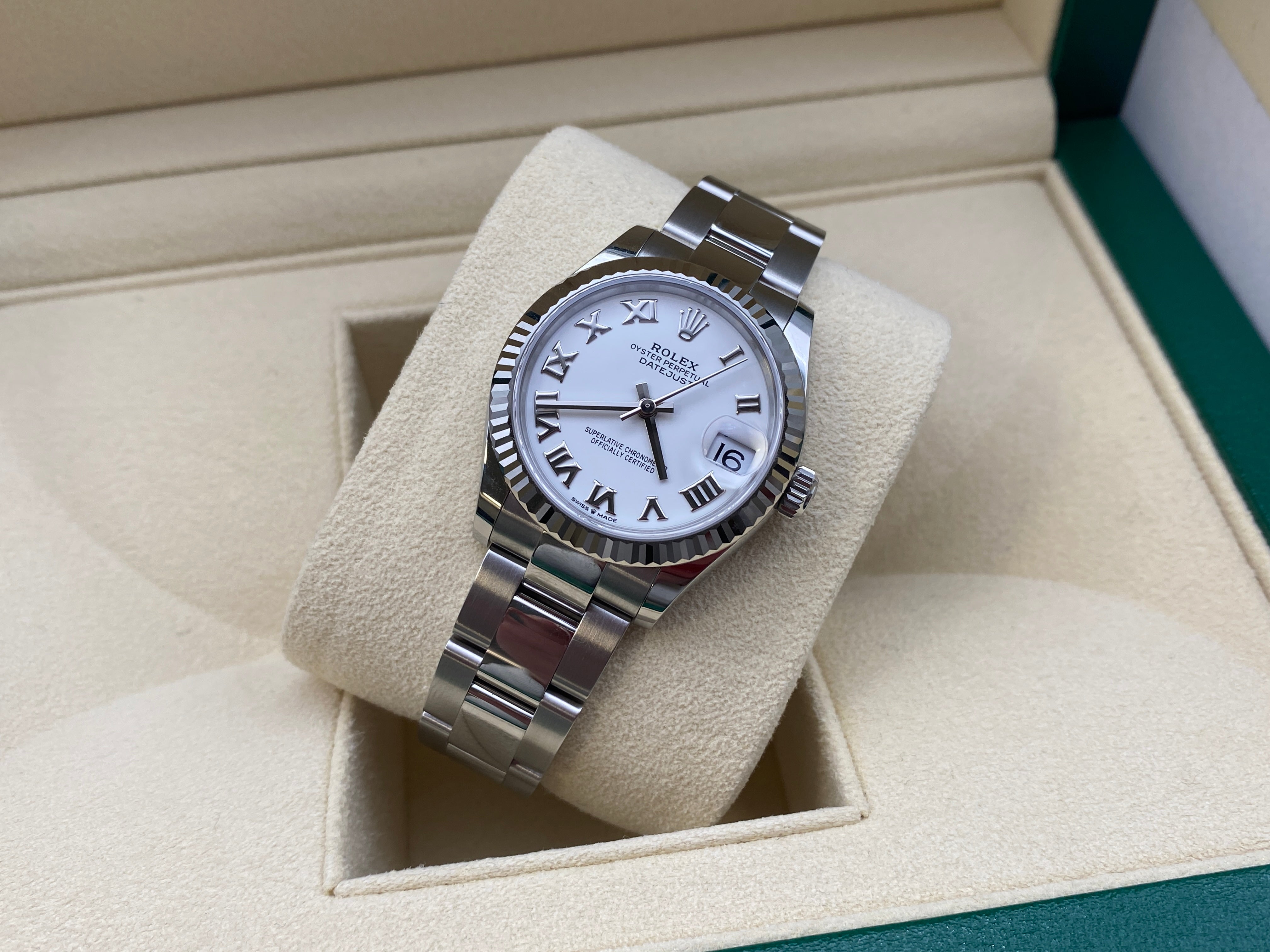 Rolex Datejust 31 278274 Weiße römische Auster 2025