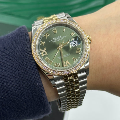Rolex Datejust 36 126283RBR Grün VIIX Jubiläum 2024