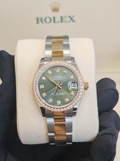 Rolex Datejust 31  278383RBR G GREEN Oyster 2026