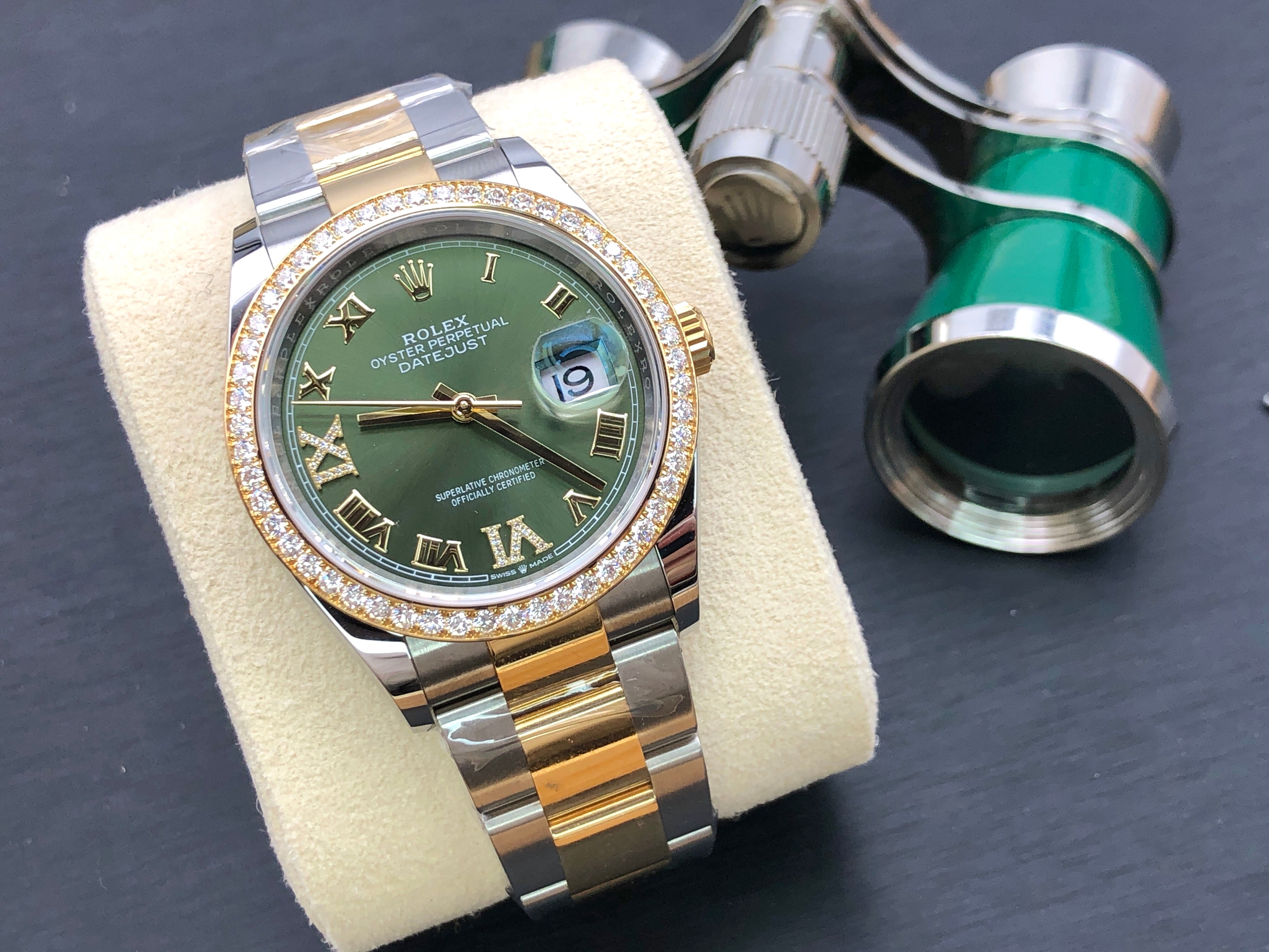 Rolex Datejust 36 126283RBR Grüne VIIX Oyster 2024