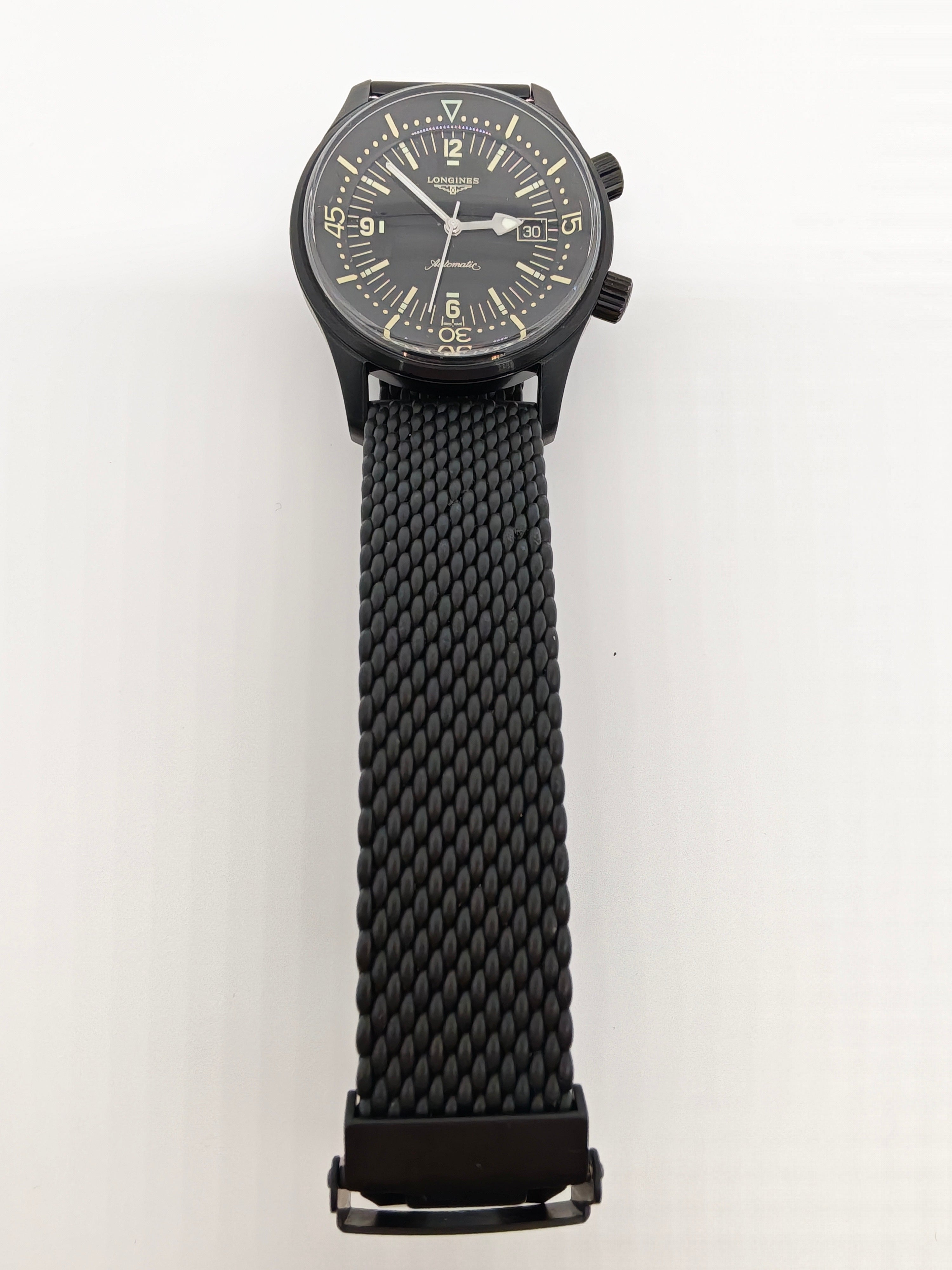Longines 2026 Legend Diver Automatic Black Dial Men's Watch l3.774.2.50.9