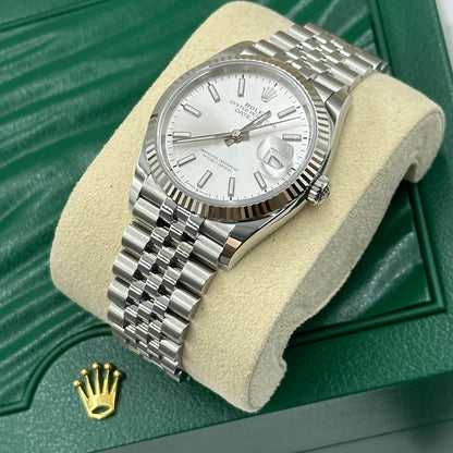 Rolex Datejust 36 126234 Silber Index Jubilee 2025