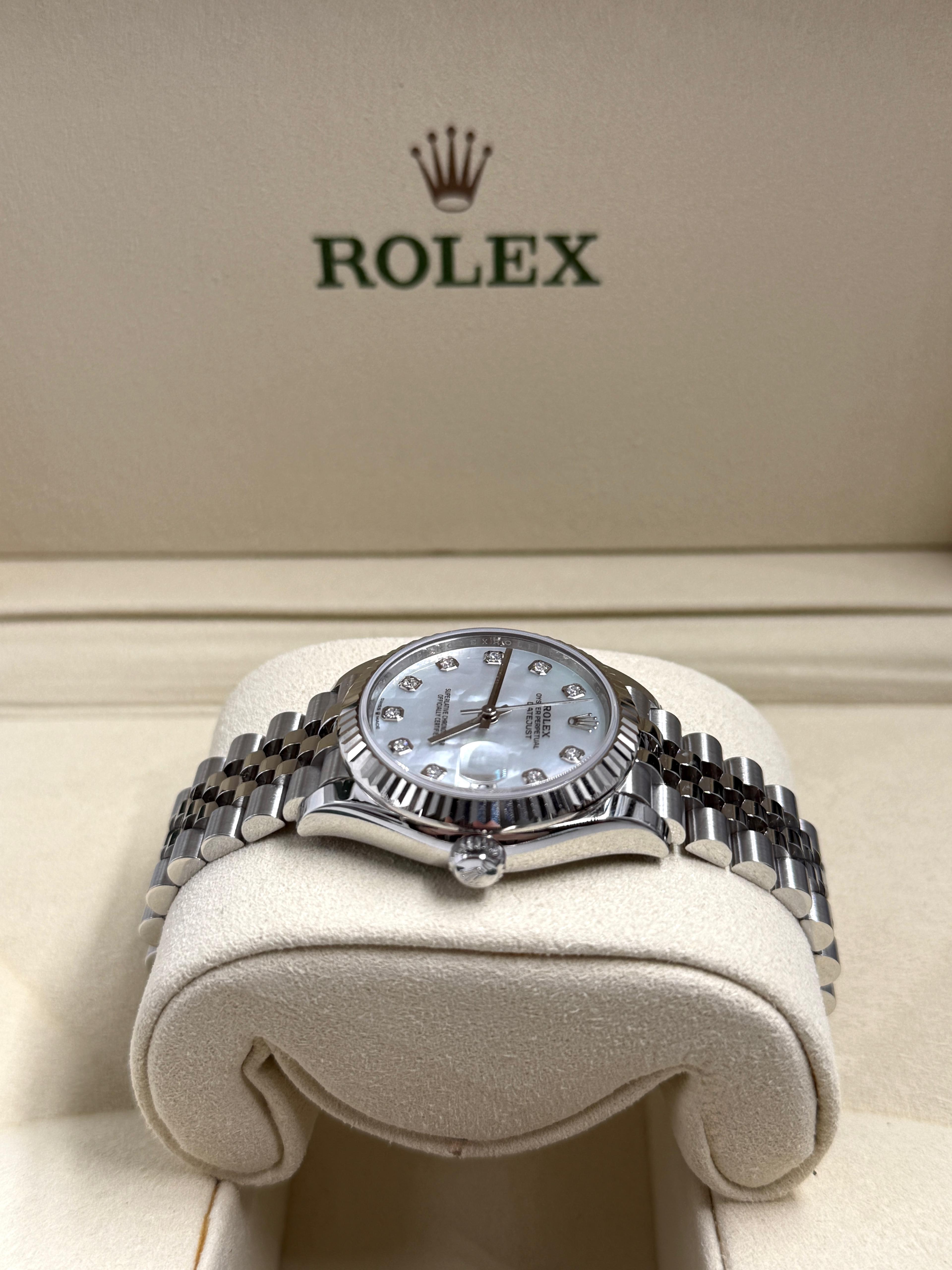 Rolex Datejust 31 278274Ng Weißes Jubiläum 2025