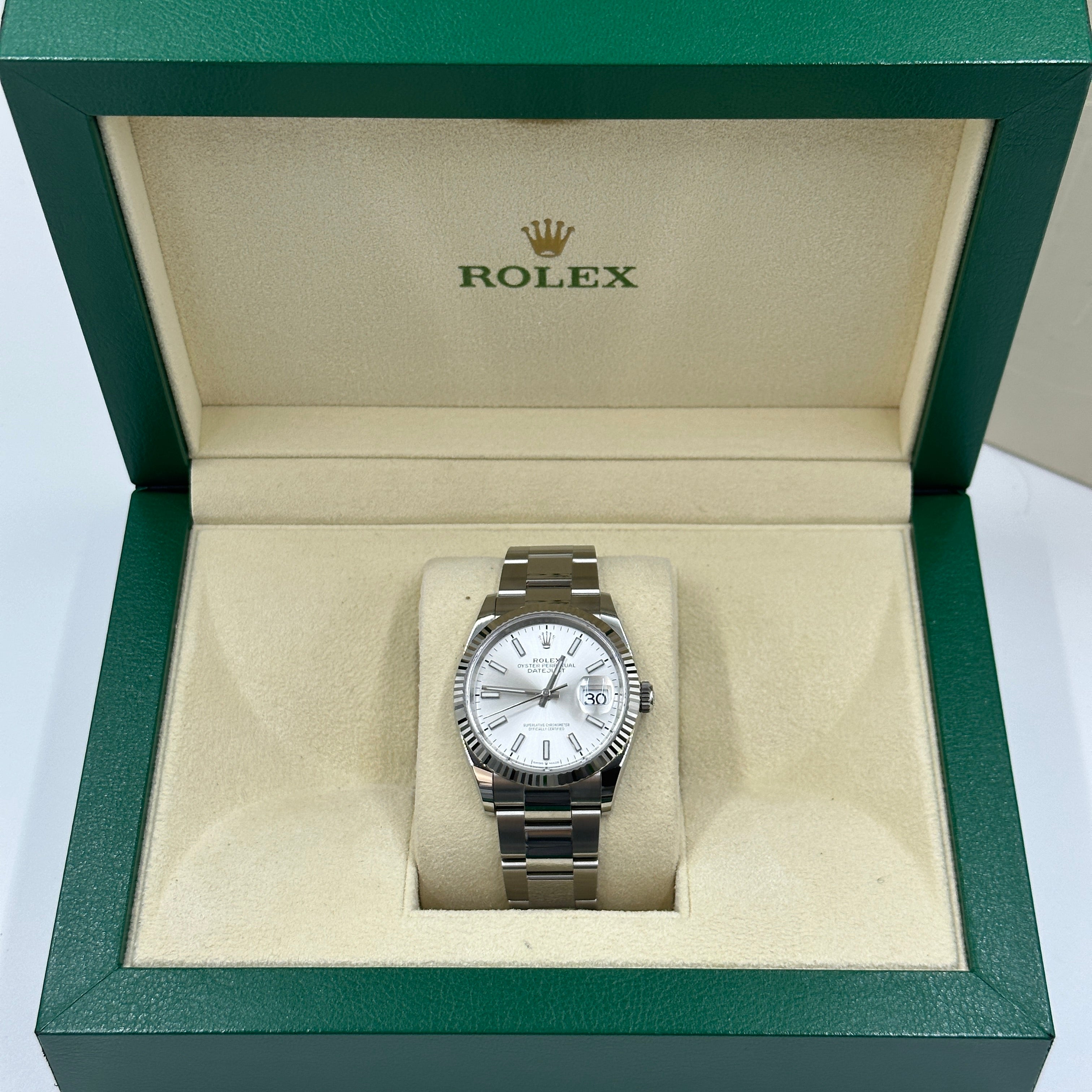 Rolex Datejust 36 126234 Silver Index Oyster 2026