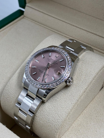 Rolex Datejust 31 278384RBR PINK INDEX OYS