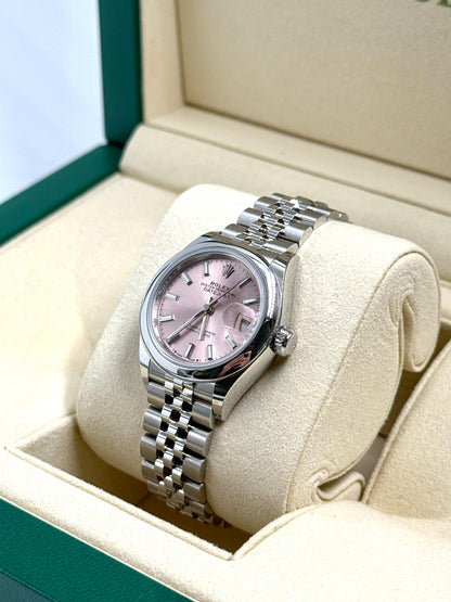 Rolex Lady-Datejust 279160 Pink Index Jubilee 2025
