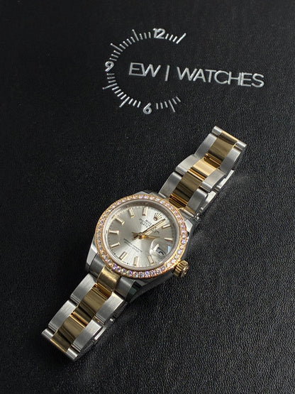 Rolex Lady-Datejust 28 m279383RBR-0018 Silver Index Oyster 2025