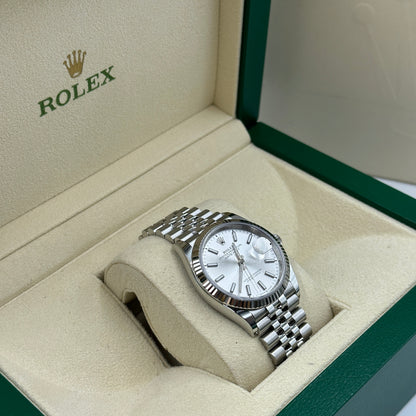 Rolex Datejust 36 126234 Silber Index Jubilee 2025