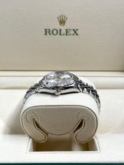Rolex Lady-Datejust 279174 Silber Index Jubilee 2025