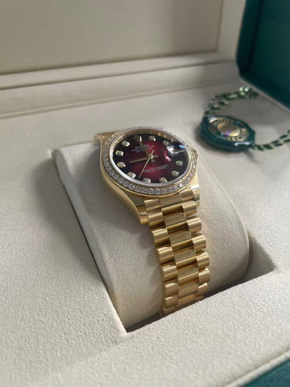 Rolex Datejust 31 278288RBR G Red Ombre President 2025