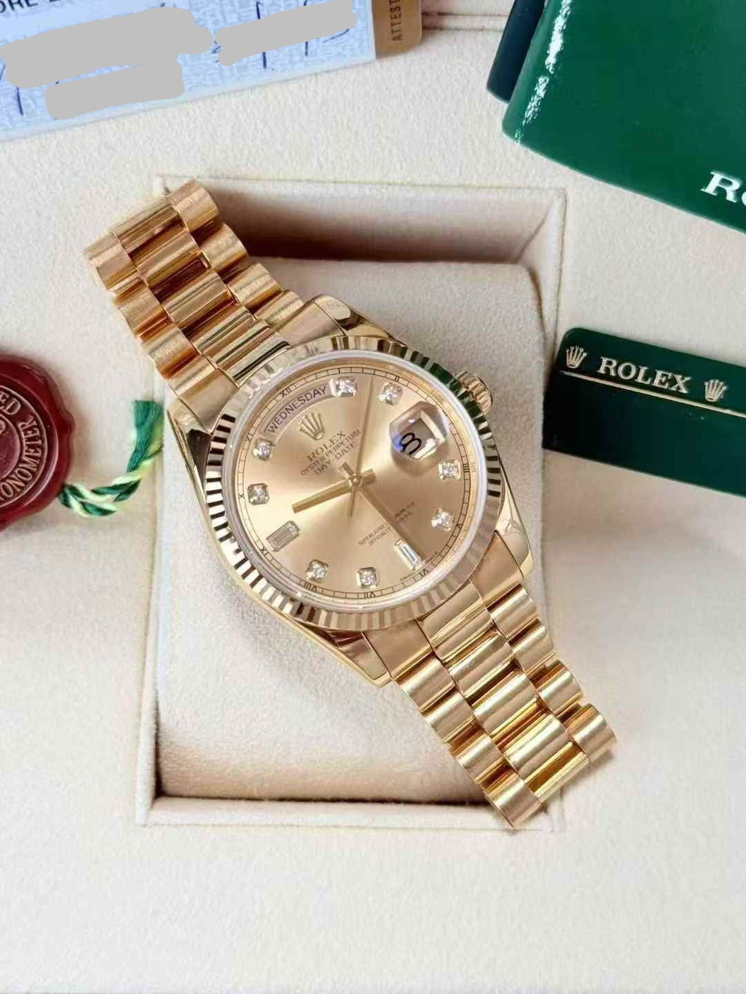ROLEX 118238 champ diamond  jubilee 22links