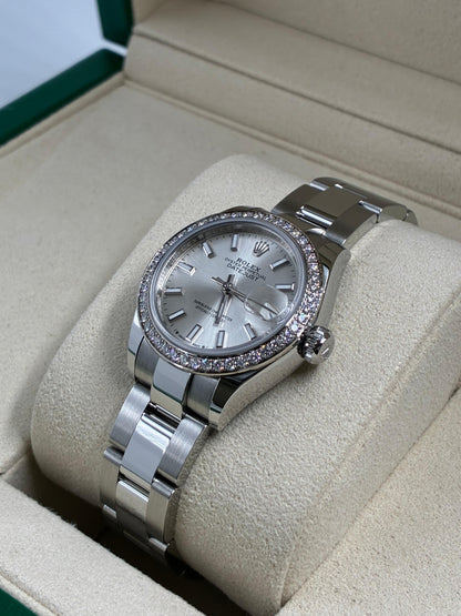 Rolex Lady-Datejust 279384RBR Silver Oyster 2025