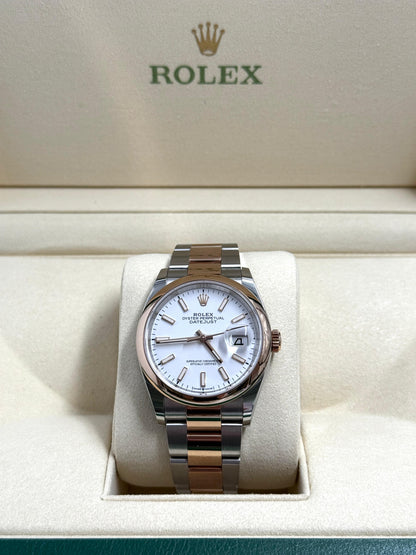 Rolex Datejust 36mm 126201 White Index OYS