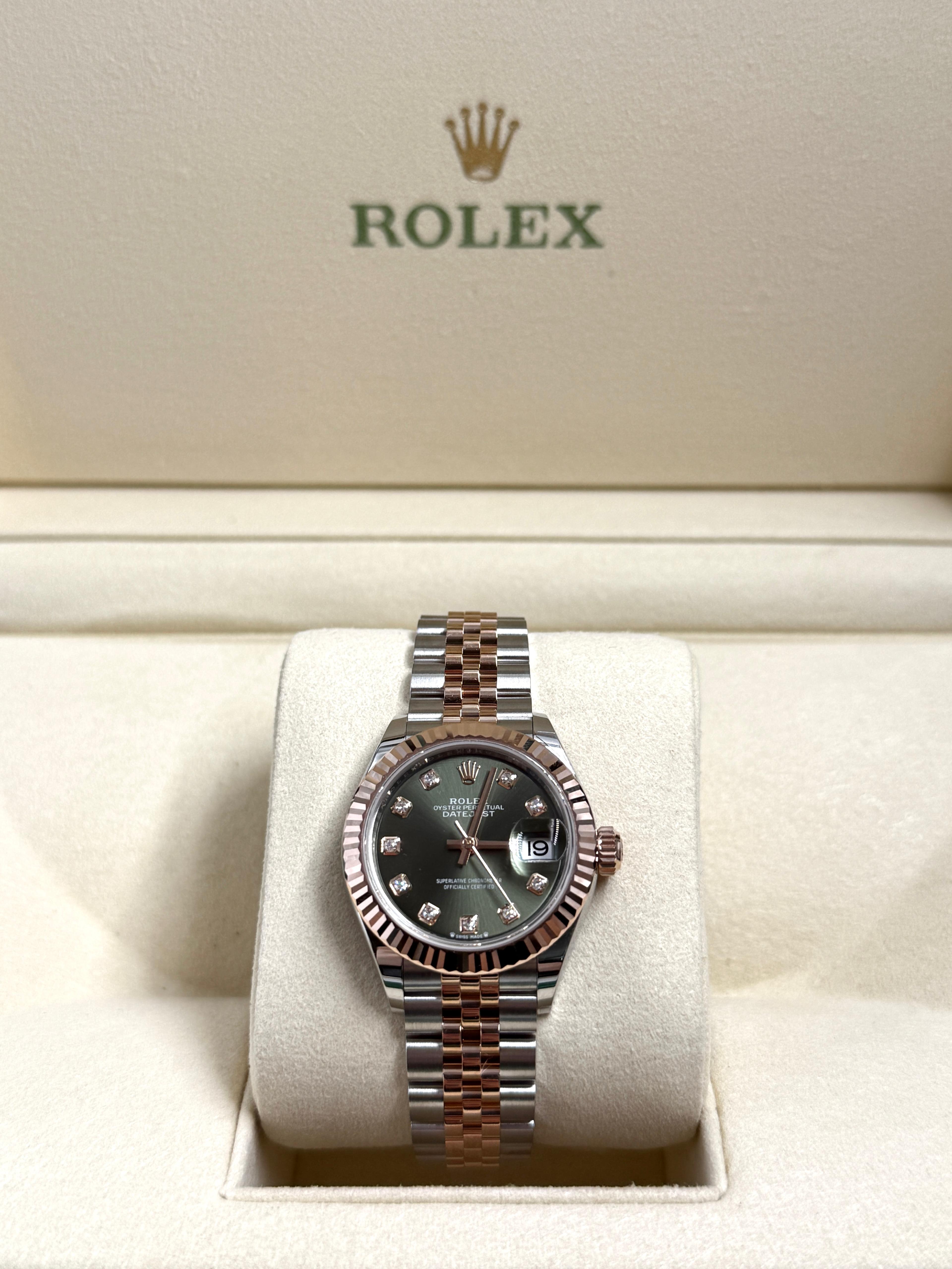 Rolex Lady-Datejust 279171G Green Jubilee 2025