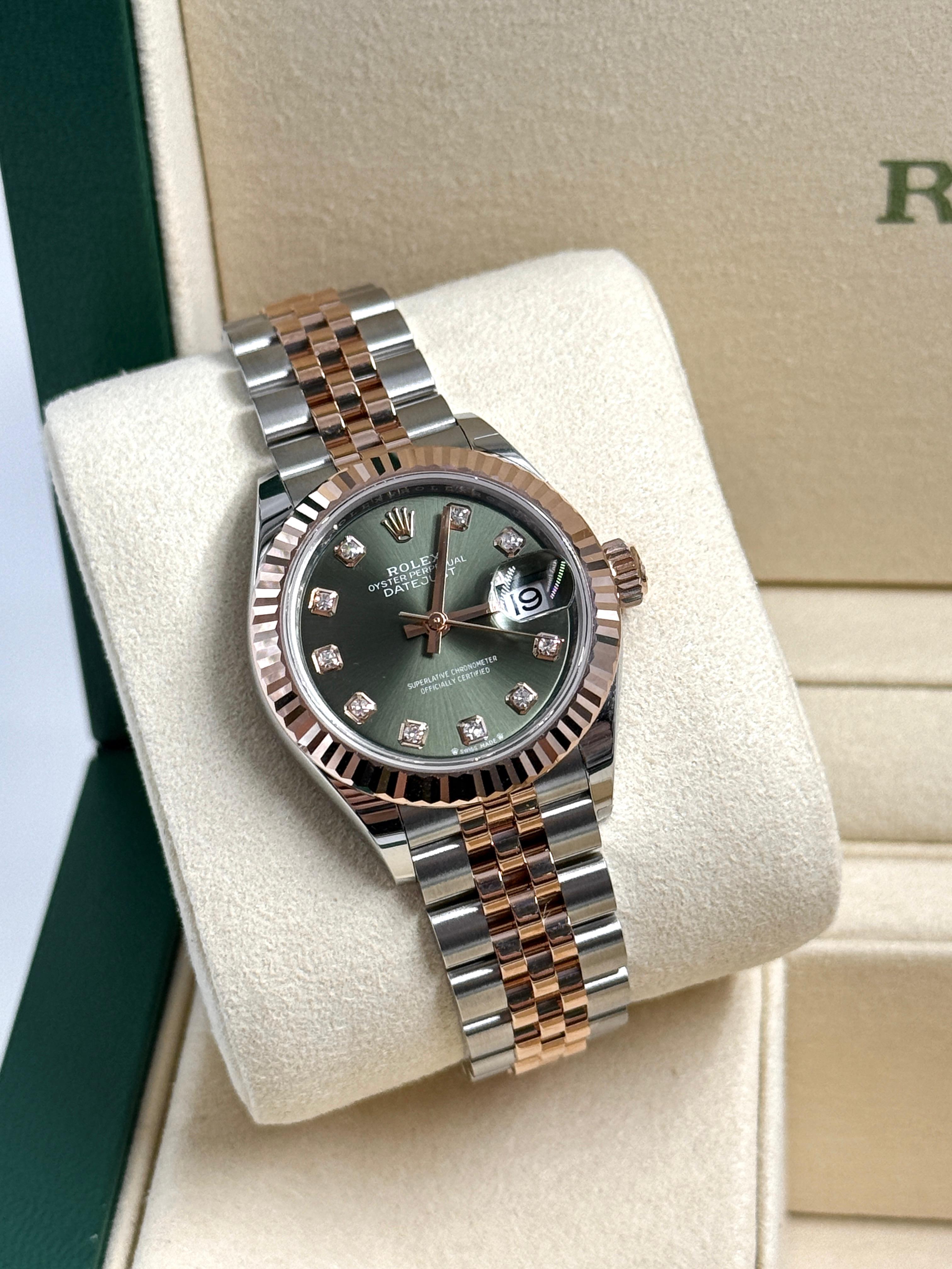 Rolex Lady-Datejust 279171G Green Jubilee 2025