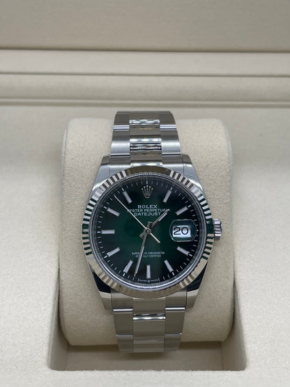 Rolex Datejust 36 126234 Ombré Green Oyster 2026