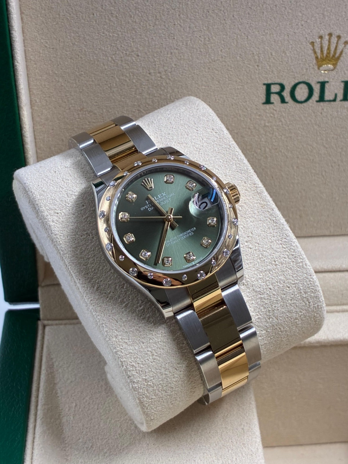 Rolex Datejust 31  278343G GREEN OYS